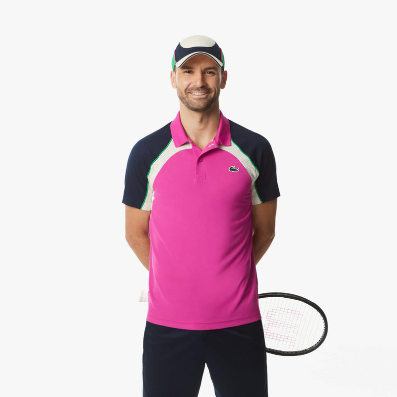 Camisa Polo Color Block Ultra Dry para tênis