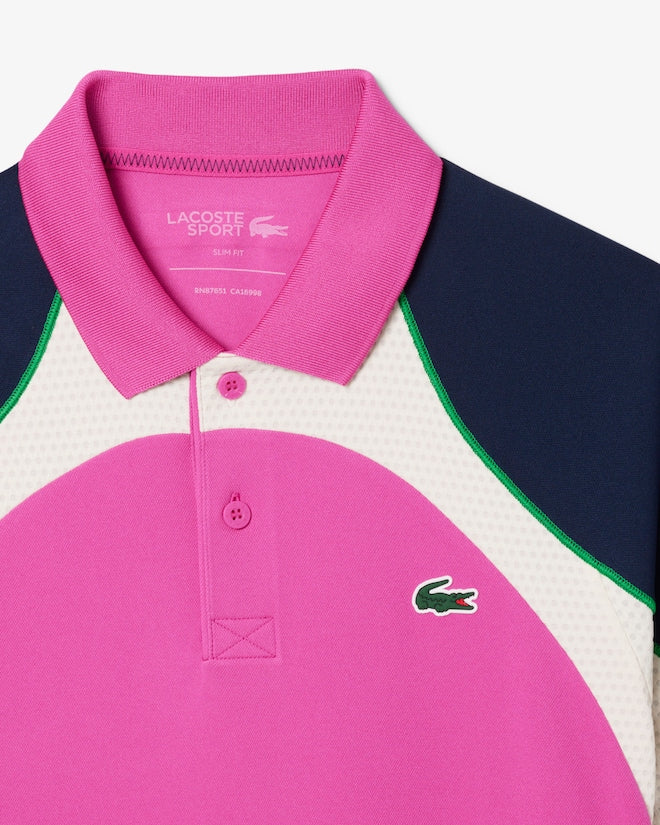 Camisa Polo Color Block Ultra Dry para tênis
