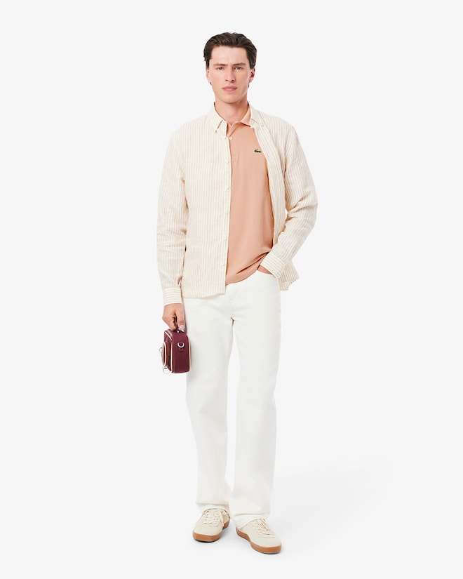 Camisa Polo L.12.12 LIGHT Piqué, ajuste clássico