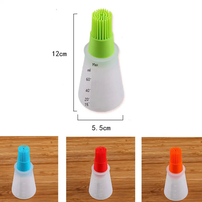 Pincel Silicone com Dosador Integrado