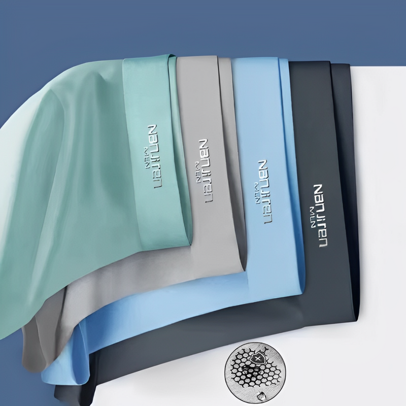 Kit de Cueca de Seda Térmica - 10 Cuecas - Ice Boxer Pro™