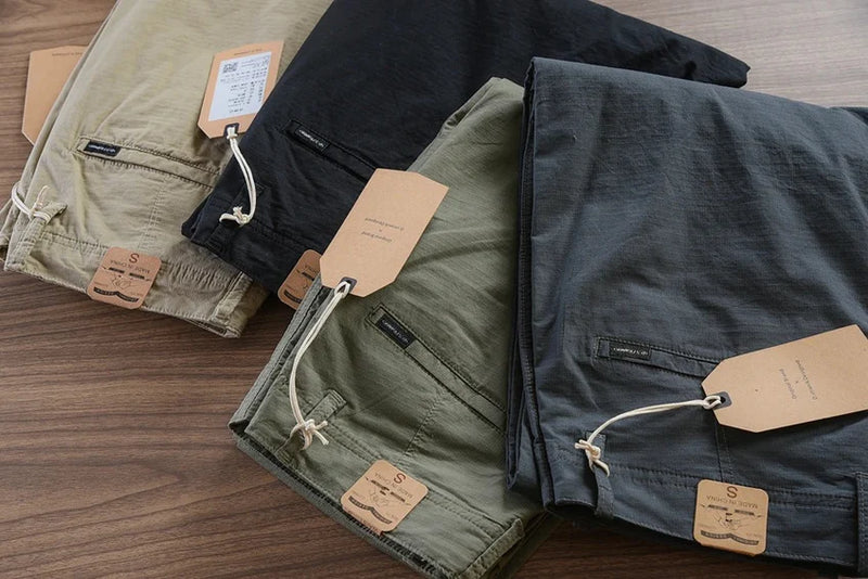 CALÇA RETA MASCULINA EM SARJA - KIT 4 UNIDADES (COD 3)