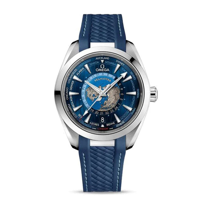 Relógio Omega Seamaster Aqua Terra Worldtimer 43mm (Oferta de Dia dos Namorados)